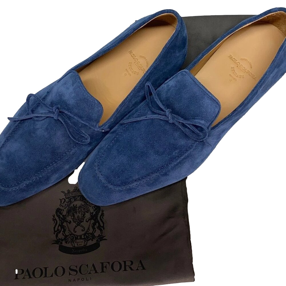Paolo Scafora Art 740 Suede Loafers Men’s